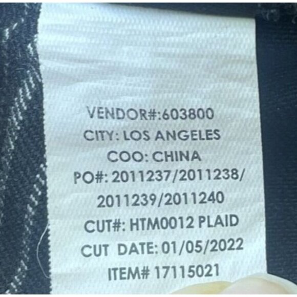 Hot Topic Mens Jeans Goth 36X32 Black & White Grid Split Leg Stinger Grunge - Picture 10 of 10